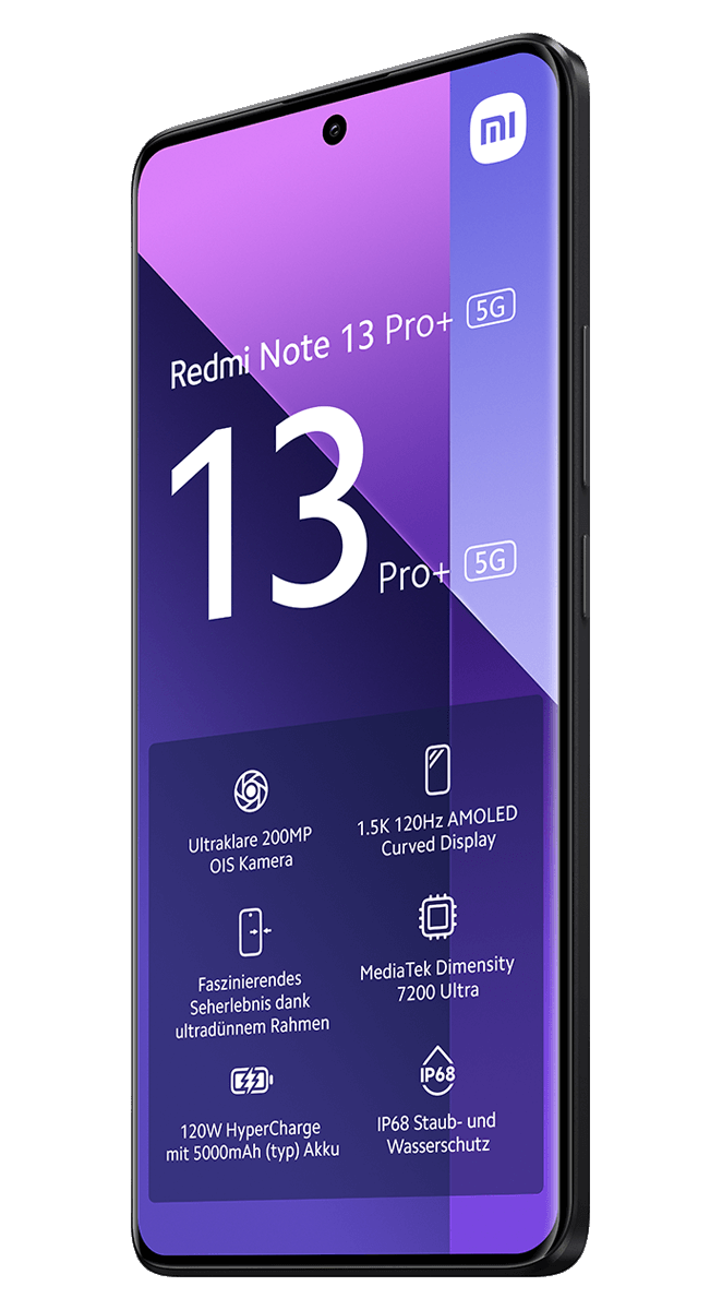 Redmi Note 13 Pro+ 5G Midnight Black 512 GB